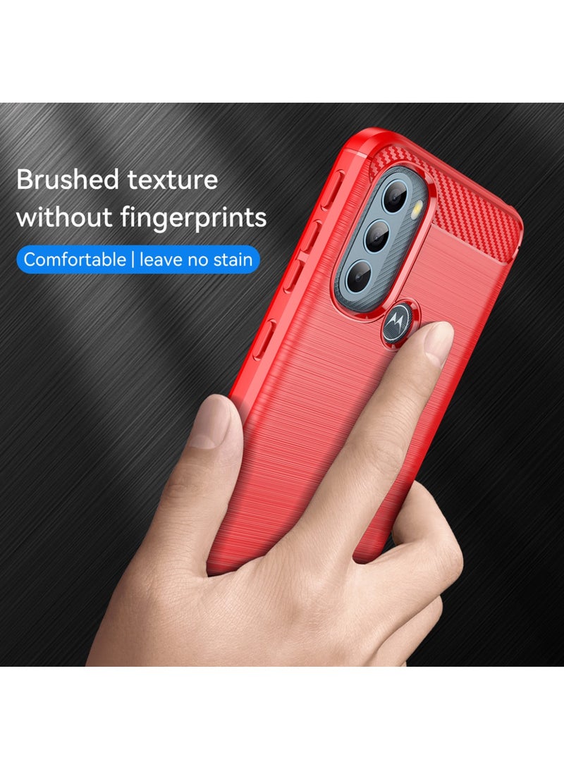 Shockproof Protective Phone Case for Motorola Moto G60s Red - Image 3