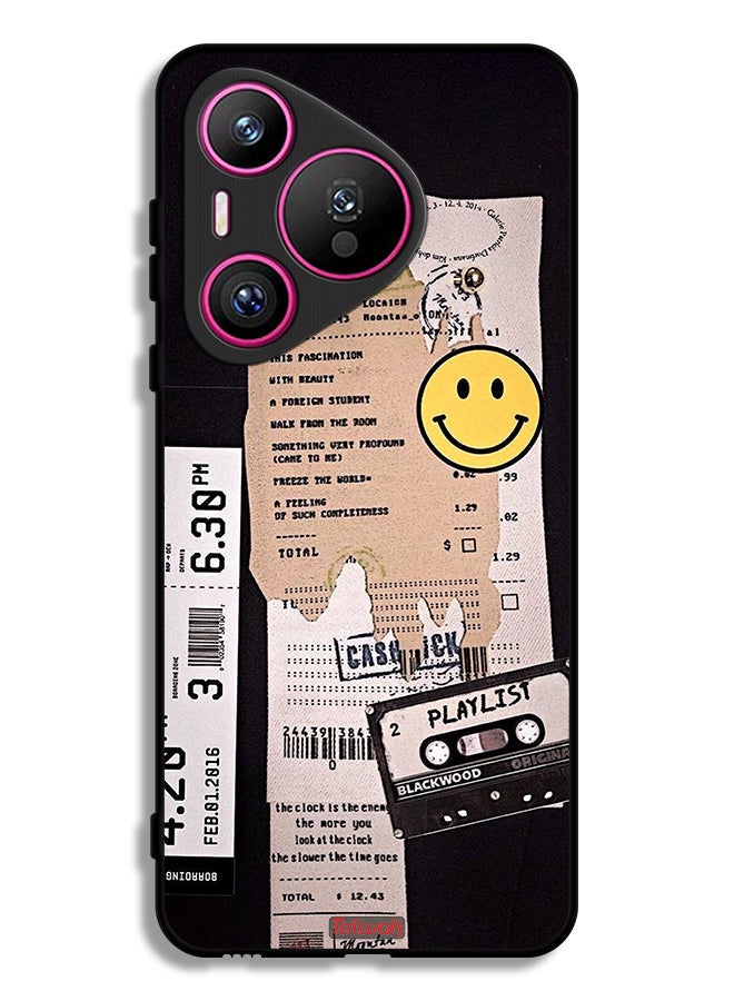 Tolwak Huawei Pura 70 Protective Case Cover Playlist Sticker - Image 1