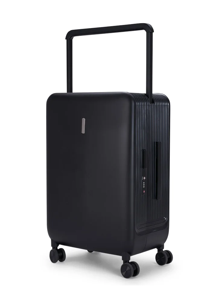 LIMRA Travel Bag From Limra Made Of PC Cabin Carry Check-In Luggage Trolley Size 20 inch Color Black