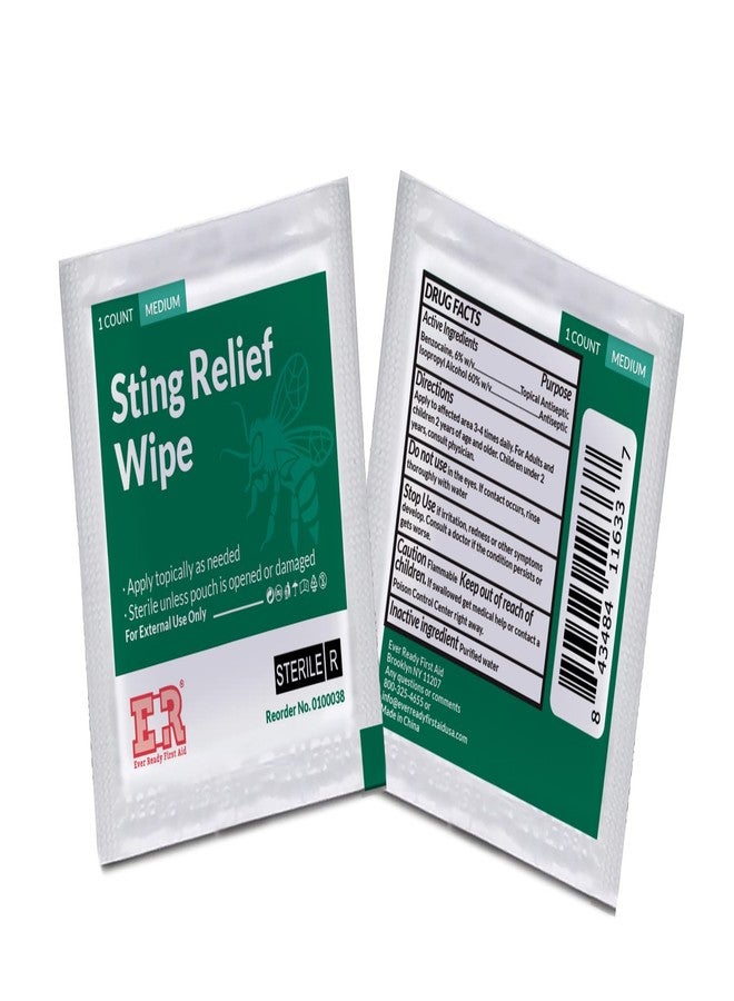 Ever Ready First Aid Sting Relief Wipes, 100 Count… - Image 2