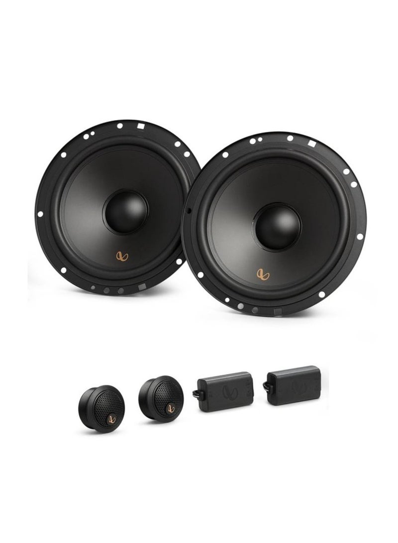 Infinity Alpha 603CF – 6.5" (165mm) 2-Way Component Car Audio Speaker System | 720W Peak Power , 90W RMS - Image 1