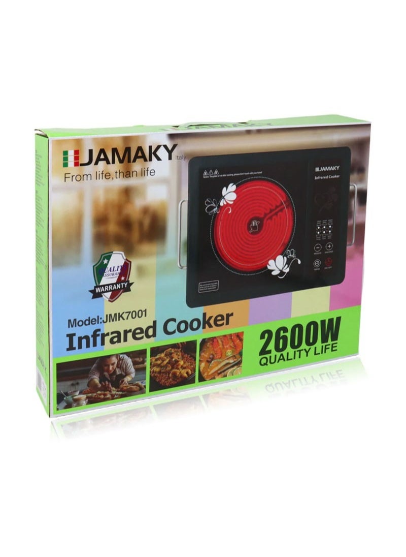 JAMAKY Italy - Jamke Digital Single Burner Heater, 2600 Watt, JMK-7001, Italian - Image 1