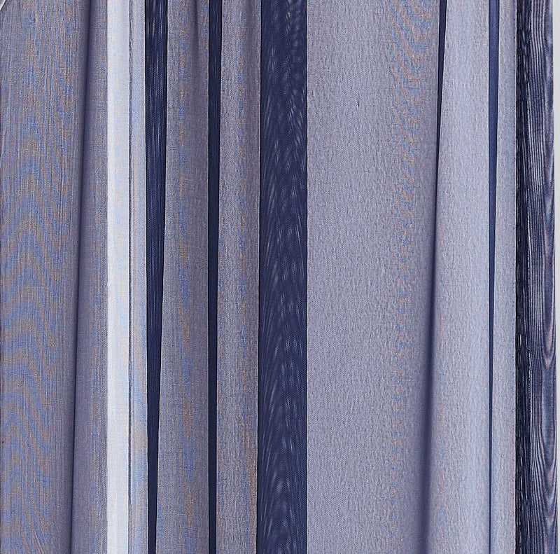 LinenZone Navy Window Scarf Valance in 216 Inch Size. Use Window Scarves as Canopy Bed or Backdrop Curtains, Curtain Scarf, or Sheer Fabric for Draping. (Amazing 55 x 216, Navy) - Image 3