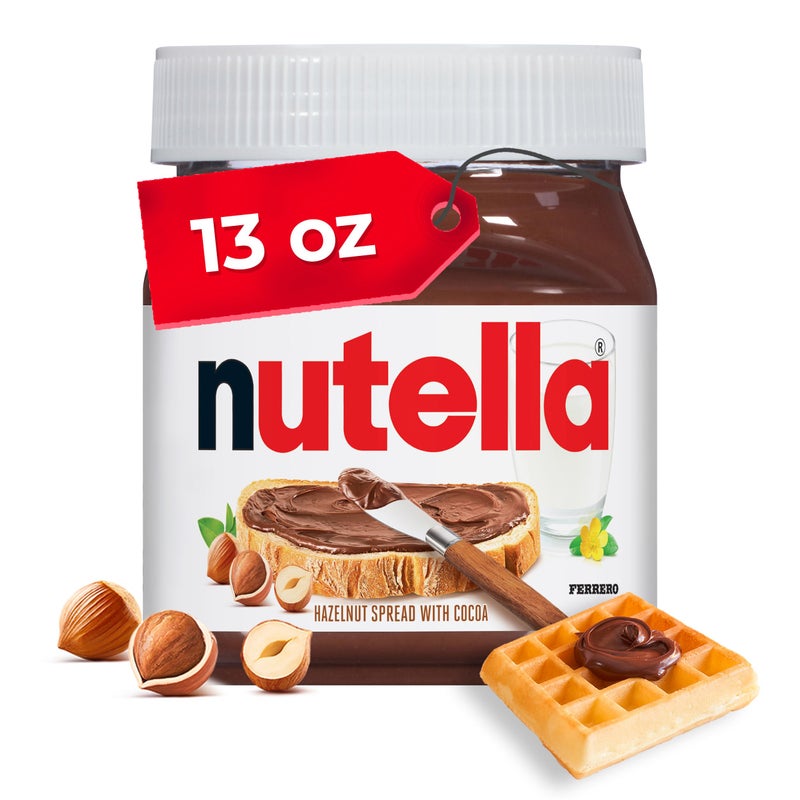 Nutella Hazelnut Spread with Cocoa for Breakfast 13 oz Jar - Image 3