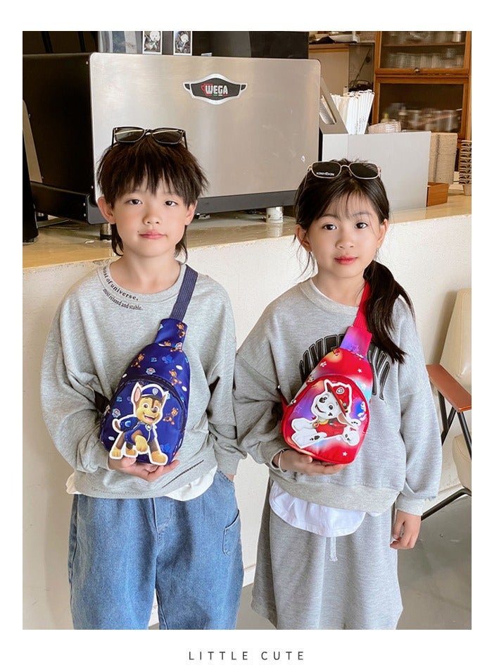 PAW PATROL Cool fashion boy and girl bag crossbody shoulder handsome baby out backpack casual cartoon children's chest bag - Image 3