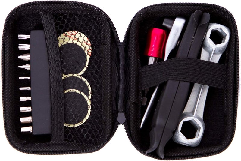 YBEKI Bike Repair Tool Kit Set - Multi-Tool with Ratchet, 10 Bits, Bone Wrench & Portable Bag - Image 2