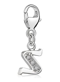 ماركة غير محددة قلادة حرف فضة 925 مع  - Image 2