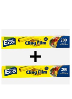 2 pack of ECO plastic Cling Film Clear 200sq ft (61.93 mm × 30cm) - pzsku/ZFEC340F66706101A2CE1Z/45/1741169226/7809ab7a-4d0b-4e0b-ad9f-e6e2f02d480c