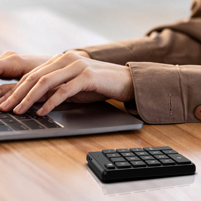 Bluetooth Number Pad: 19 Key Ultra-thin BT 5.1 Numpad - High-quality ABS Ergonomic Wireless Keypad for Laptop, Business Trips and Daily Use - Image 2