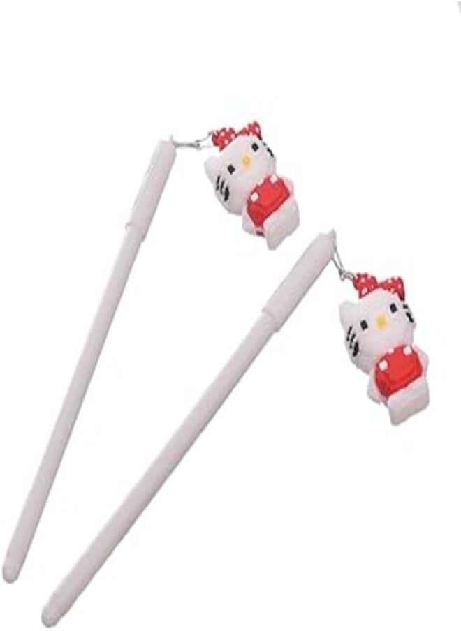 YANG YANG Yang Yang GP-133 High Quality Blue Ink Pen 0.38mm With Toy Medal Set Of 2 Pcs. - Multi Color 