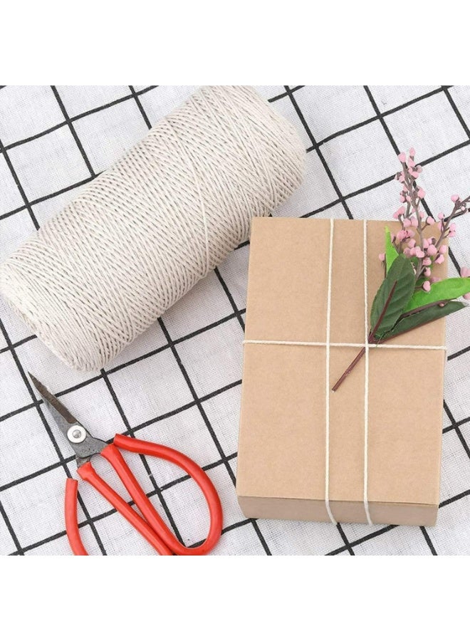 Kandid 100 M Cooking Twine, Strong Food Safe Cotton Wraps String for Tying Meat, Baking, DIY Crafts, Gifts Making Sausage Packaging Decoration Macrame Cord Thickness 2MM - Image 5