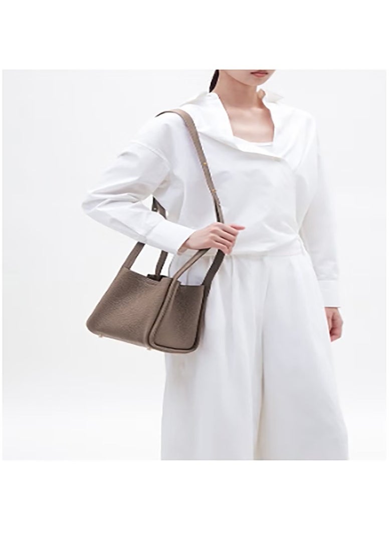 سونغمونت Designer - Crafted Vegetable Basket - Style Medium Yuanbao Handbag: Dual - Carry Option for Handheld and Crossbody Use  - Image 3