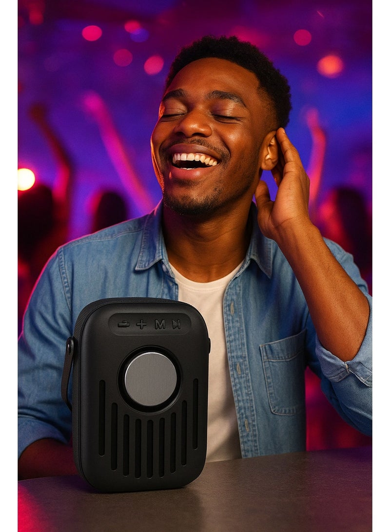 Wireless Speaker Portable Bluetooth  HiFi Portable  Stereo Sound Speaker Micro TF Card USB AUX FM Radio - Image 3