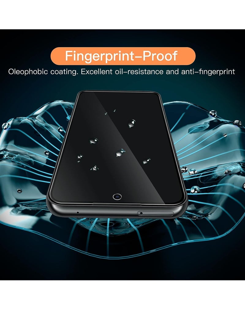جي تيك واقي شاشة لهاتف سامسونج جالاكسي A54 5G 6.4 بوصة 9H من الزجاج المقوى مضاد للخدش عالي الدقة شفاف 3 عبوات - Image 5