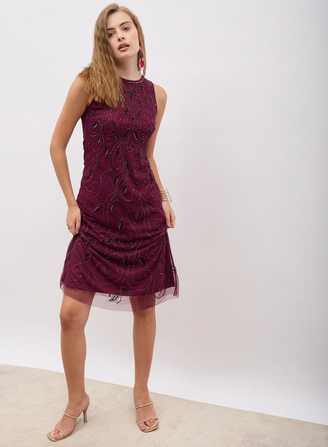 ستايلي فستان سهرة مطرز - Image 1