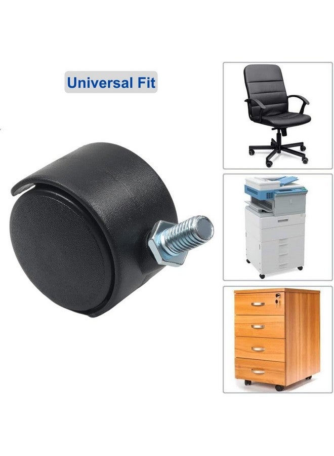 Profynd Heavy Duty Chair Wheels, 2 Inch Caster Wheels, Set of 4, Quiet and Floor Safe, Fits Home Office Computer and Gaming Chairs (PR2001) - Image 4