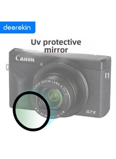 HD UV Mirror For Canon G7X3 G7X2 G7X SX740 Camera G5X2 G9X2 SX720 Protective Mirror-Color:for Canon G9X2 (DMC UV)