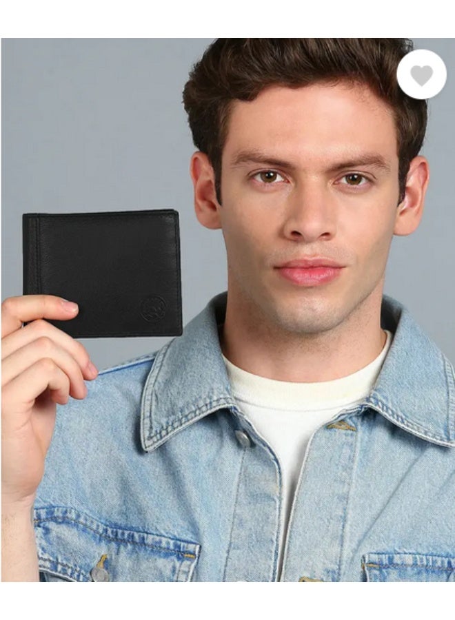 وودلاند محفظة رجالية ثنائية الطي من الجلد الأصلي، محفظة رجالية، محافظ جلدية للرجال، محفظة كلاسيكية بأربعة فتحات للبطاقات وجيب للعملات المعدنية، أفكار هدايا للزوج أو الحبيب - Image 2