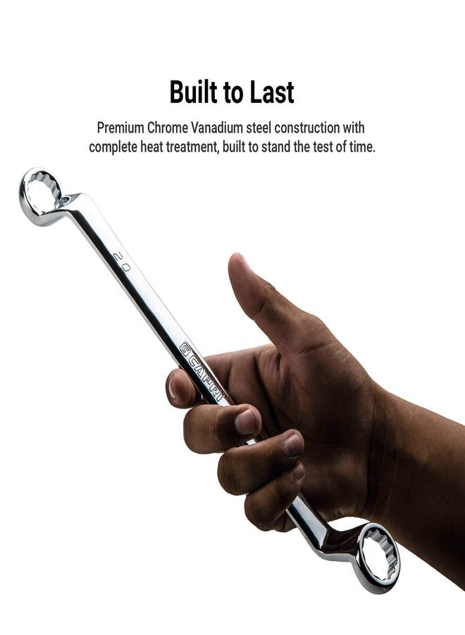 Capri Tools مفتاح ربط مزدوج الصندوق بزاوية 75 درجة، مقاس 8 × 10 مم، من كابري تولز، CP11950-0810 - Image 4