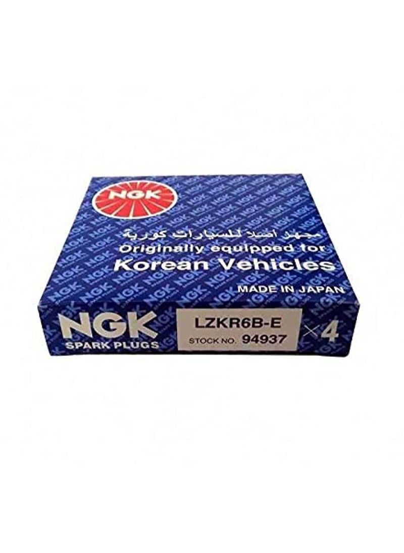 Generic - 94937 LZKR6B-E Set Of 4 Pieces Of Premium Spark Plug With High Performance And Long Lasting Material - Image 1