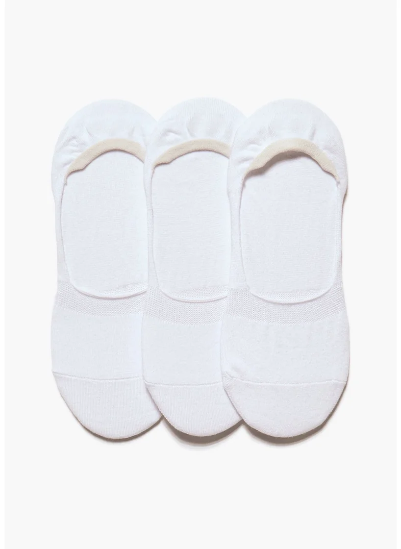 Matalan 3 Pack Invisible Trainer Socks