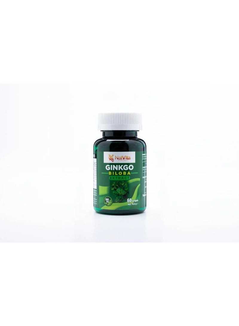 ناتفيتا مستخلص الجنكة بيلوبا من ناتفيتا دعم الذاكرة والتركيز | 60 كبسولة - Image 3