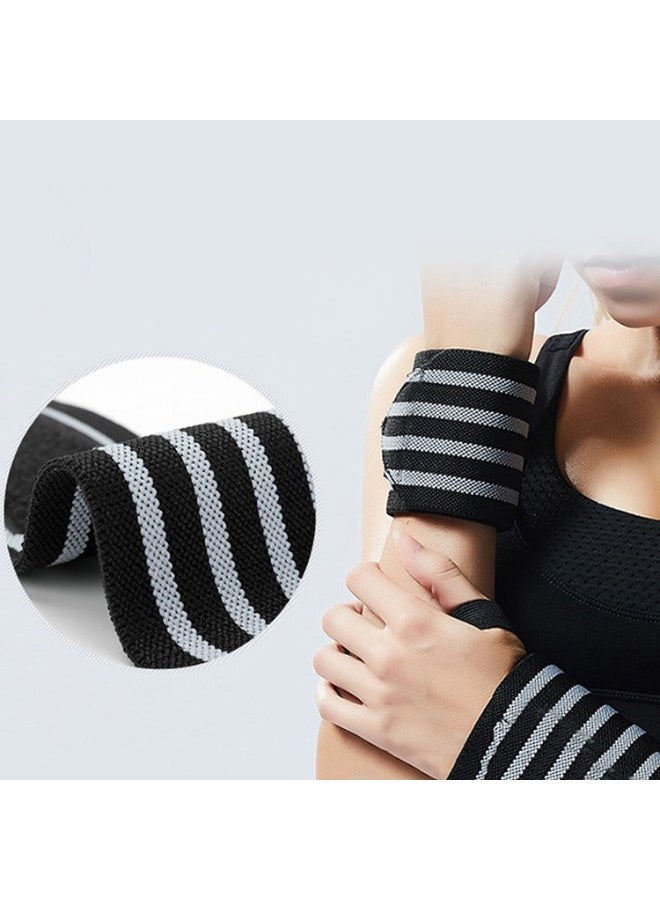 Pcs Wrist Hand Brace Elastic Support with Adjustable Strap Ideal for Carpal Relief Tendonitis Sprains Injury or Sports Use no Metal bar Without inhibiting Flexibility Left Right Black - Image 2