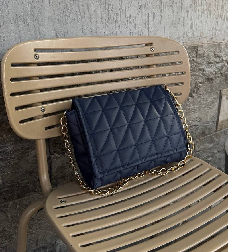 Chic Faux Leather Women's Handbag and Crossbody Bag - Black - Image 2