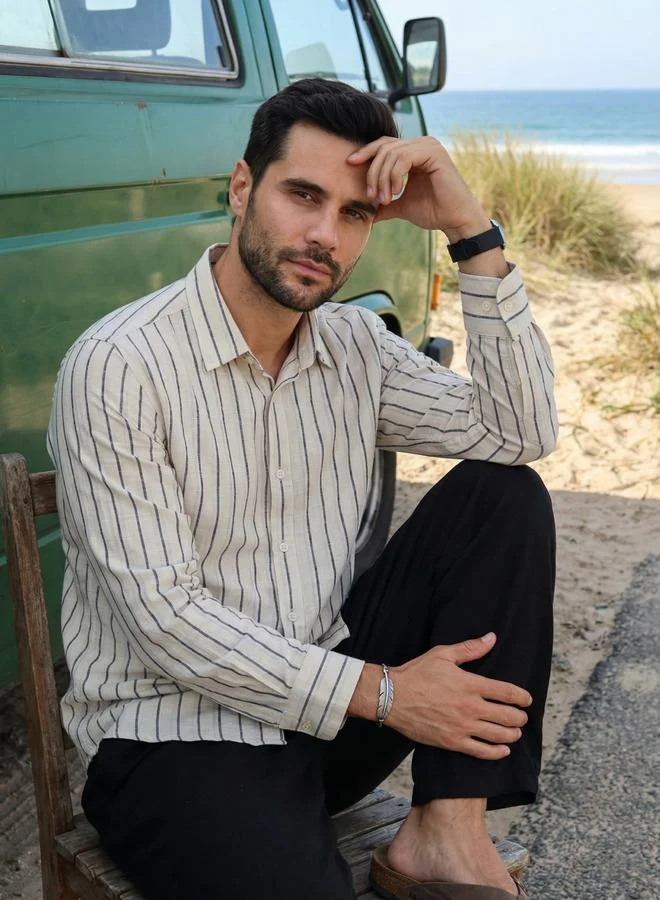ترولوم Men Comfort Striped Casual Shirt