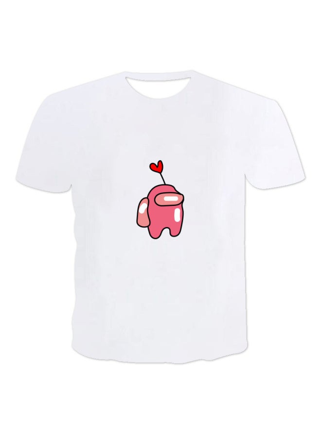 European And American Men's T-shirt 3 DALong Us Cartoon Print Top Casual Pullover Short Sleeve-Color:SRL762-Dimensions:M  - Image 1