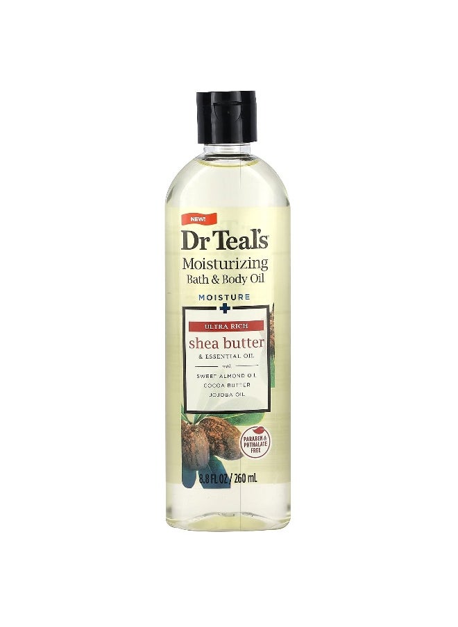 Dr. Teals Dr. Teal's, Moisturizing Bath & Body Oil, Shea Butter, 8.8 fl oz (260 ml)  - Image 1