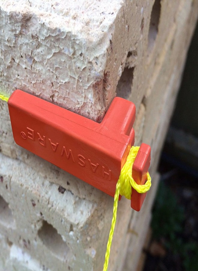 HASWARE Mason Line Block for Construction - 6 Pack Braided Twine Plastic String Blocks for Gardening or Masonry Tools - Ideal for Establishing Precise Corners and Lines - Image 5