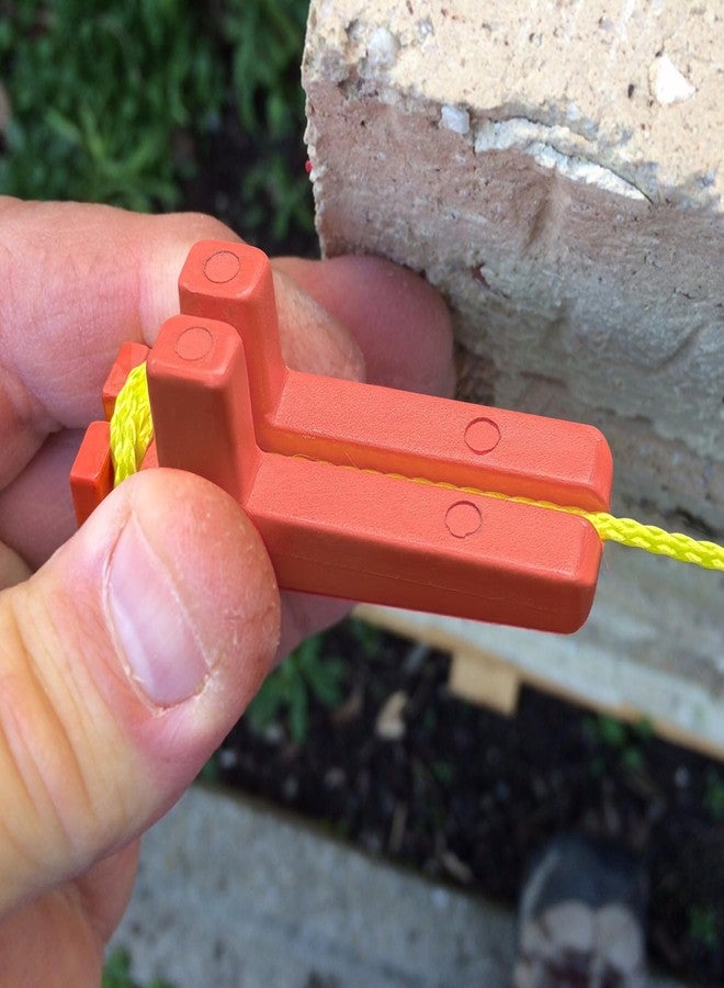 HASWARE Mason Line Block for Construction - 6 Pack Braided Twine Plastic String Blocks for Gardening or Masonry Tools - Ideal for Establishing Precise Corners and Lines - Image 3