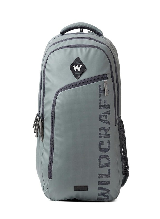Wildcraft Maestro 30L Laptop Backpack for Travel Gym Office | Unisex Workpack with Rain Cover 15-Inch Laptop Sleeve & Superglide Mesh Back (Grey) - Image 1