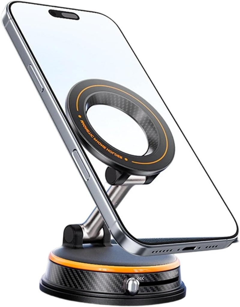 360 Adjustable Phone Mount with Foldable Structure & General Compatibility Vacuum Suctions Stand for Phones Car Phone Holder Foldable - Image 1