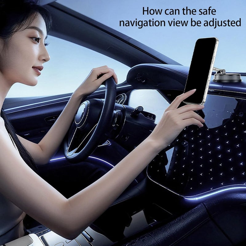 360 Adjustable Phone Mount with Foldable Structure & General Compatibility Vacuum Suctions Stand for Phones Car Phone Holder Foldable - Image 2