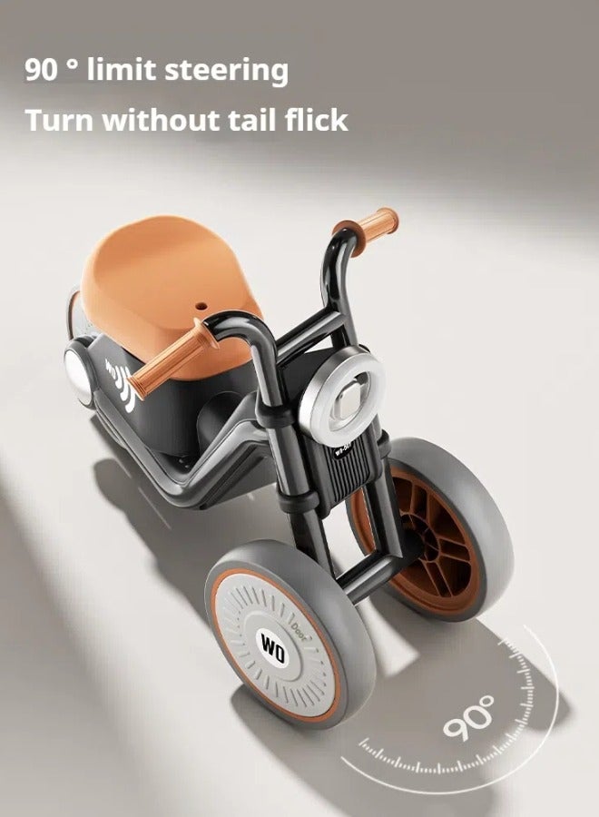Kids Balance Bike Kids Tricycles Kid's Push & Wiggle Car , Toddlers Trike Silent Wheels, Music, No Gears or Pedals, Indoor Outdoor, Boys Girls Kids  Birthday Gifts.  - Image 4
