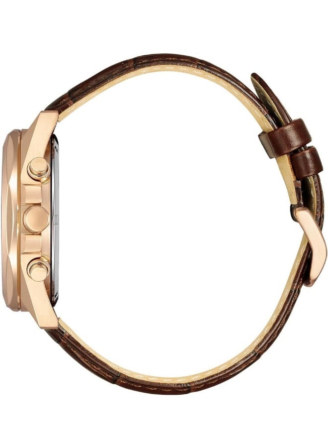 Citizen Eco-Drive Chronograph Ivory White Dial Men's Watch CA4593-15A - Image 3