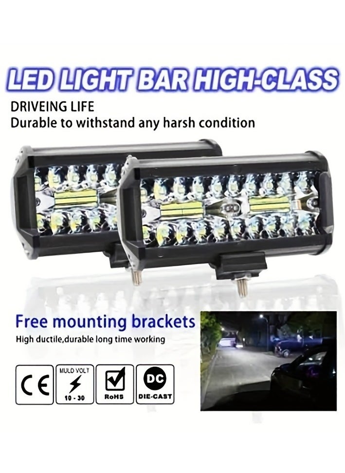 Generic 120W 7inch Car LED Work Light Bar Spot Flood Beams Combo for Off-road SUV Truck Offroad Spotlight  - Image 5