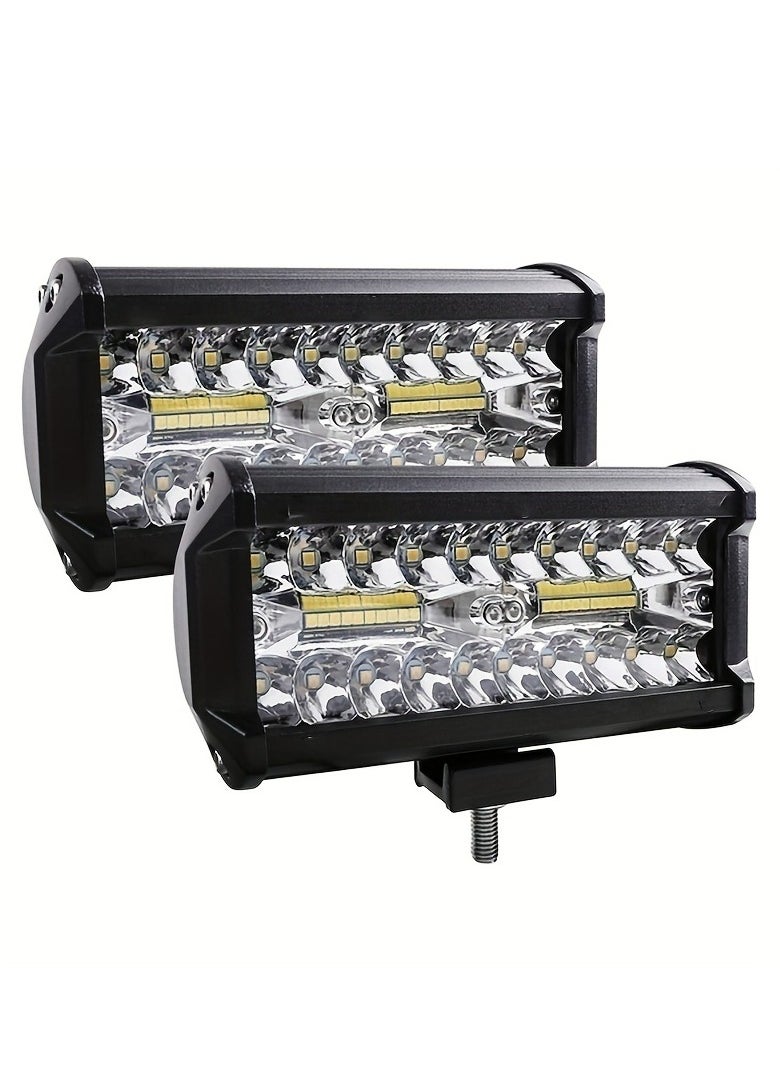 Generic 120W 7inch Car LED Work Light Bar Spot Flood Beams Combo for Off-road SUV Truck Offroad Spotlight  - Image 1