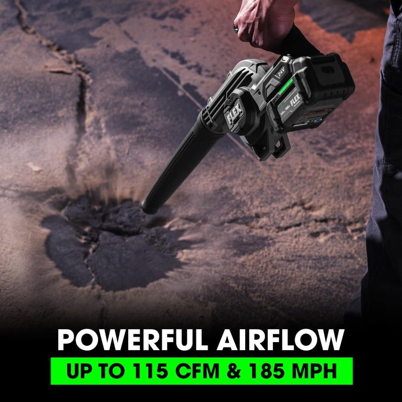 FLEX 24V Brushless Cordless 115 CFM 185 MPH Jobsite Blower Tool Only, Battery and Charger Not Included - FX5441-Z - Image 3