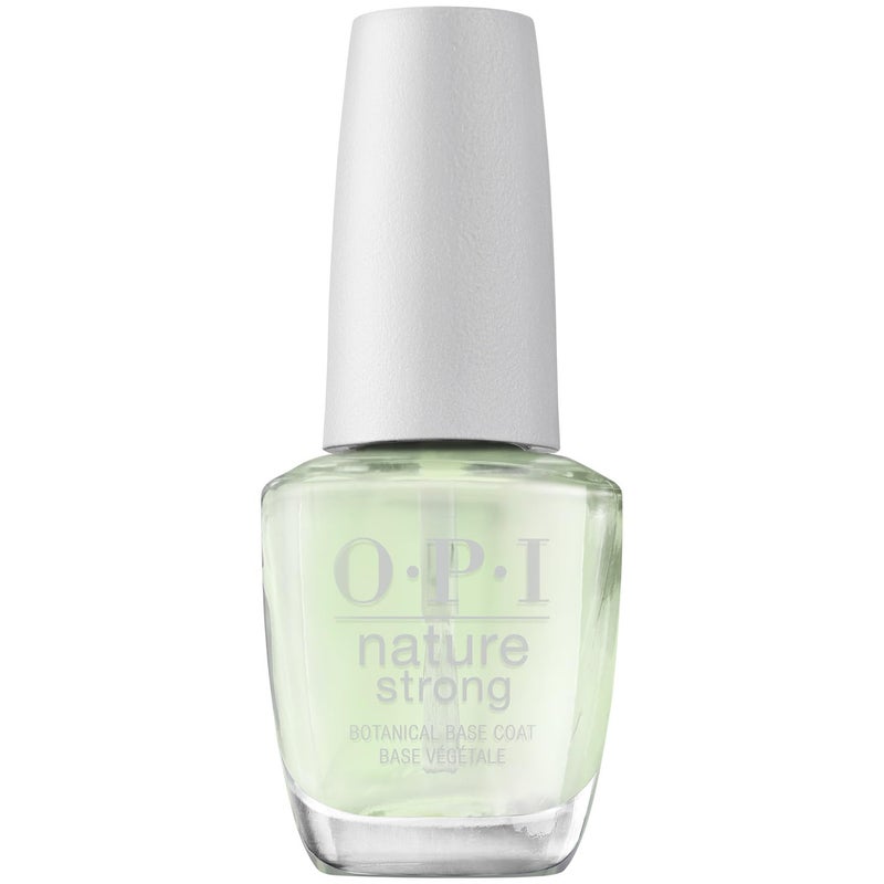 OPI Nature Strong Base Coat | Natural Origin, Vegan Nail Polish Base Coat | Infused with Botannicals & Prevents Discoloration - Image 1