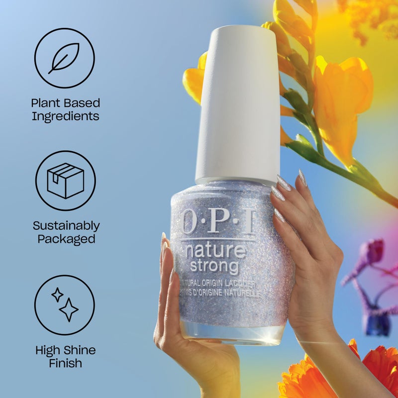 OPI Nature Strong Base Coat | Natural Origin, Vegan Nail Polish Base Coat | Infused with Botannicals & Prevents Discoloration - Image 2