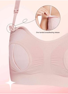 Hands Free Pumping Bra, Adjustable Breast-Pump Holding and Nursing Bra,Pink(XL) - pzsku/ZFEC479548ED7CFF11ACDZ/45/_/1698735334/05ea38ab-4914-439f-8257-47b91a5d1d4b