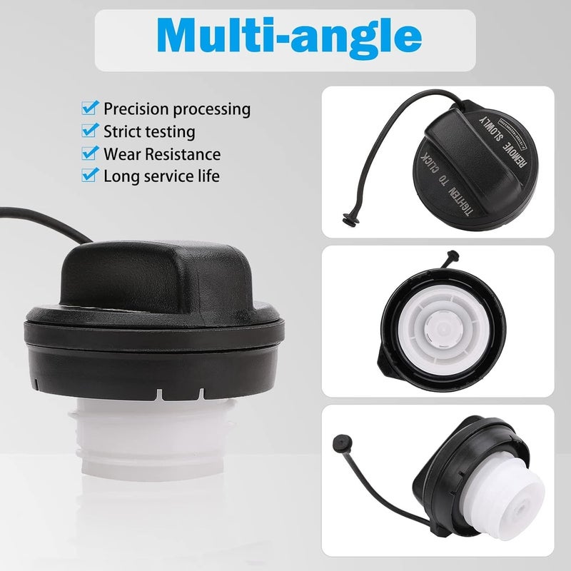 Konduone Fuel Filler Cap, Gas Cap Compatible With 2006-2020 Honda Accord, Civic, CR-V, Fit, HR-V, Insight, Odyssey, Pilot, Crosstour - Replaces 17670-T3W-A01 Set product combo compatible - Image 3