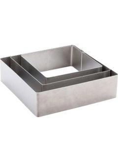 Narkalıp Square Cake Mold Set of 3 Depth 6 cm