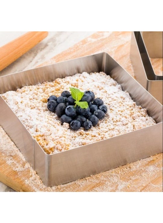 Nar Kalıp Narkalıp Square Cake Mold Set of 3 Depth 6 cm  - Image 2