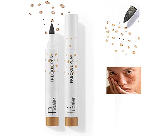 AKARY Freckle Pen Lifelike Freckle Makeup Concealer Pen Waterproof Longlasting Soft Dot Spot Professional Faux Freckles Pen Make Up Kit for Natural Effortless Sun Kissed Makeup 1Pc Light Brown - Image 2