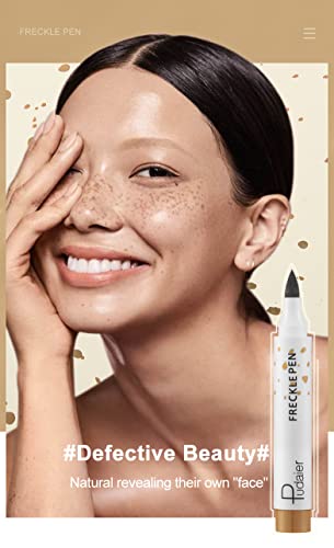AKARY Freckle Pen Lifelike Freckle Makeup Concealer Pen Waterproof Longlasting Soft Dot Spot Professional Faux Freckles Pen Make Up Kit for Natural Effortless Sun Kissed Makeup 1Pc Light Brown - Image 5