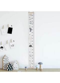Zerodis Wall Height Chart, Baby Growth Chart Cute Wall Ruler Growth Chart for Baby Girls Boys Toddler Bedroom(1, Blue) height chart kid  - Image 5
